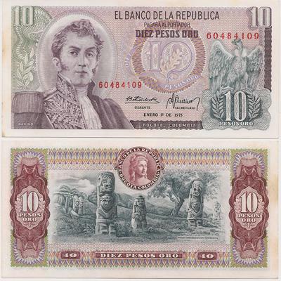 Colombie - Pick 407f - Billet de collection de la Banque de la République - Billetophilie - Bank Note