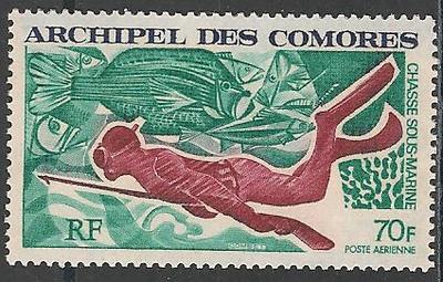 COMOPA44 - Philatélie - Timbre Poste Aérienne des Comores N° Yvert et Tellier 44 - Timbres de collection