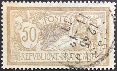 RF120O - Philatélie - Timbre de France n° Yvert et Tellier 120 oblitéré - Timbres de collection