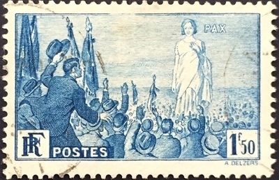 RF328O - Philatélie - Timbre de France n° Yvert et Tellier 328 oblitéré - Timbres de collection