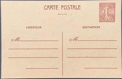 EPCP1f20semeuse - Philatélie - Entiers Postaux - timbres de France