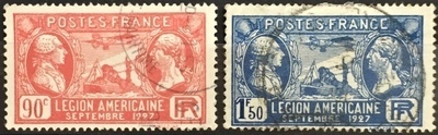 RF244/245O - Philatélie - Timbre de France n° Yvert et Tellier 244 et 245 oblitéré - Timbres de collection