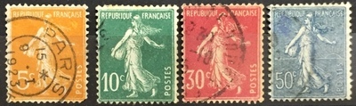 RF158/161O - Philatélie - Timbre de France n° Yvert et Tellier 158 et 161 oblitéré - Timbres de collection