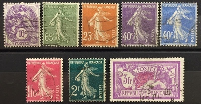 RF233/240O - Philatélie - Timbre de France n° Yvert et Tellier 233 et 240 oblitéré - Timbres de collection