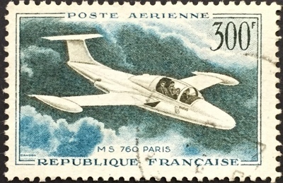 RFPA35O - Philatélie - Timbres de France Poste Aérienne N°Yvert et Tellier 35 oblitérés - Timbres de collection