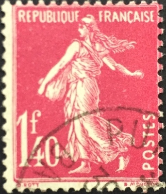 RF196O - Philatélie - Timbre de France n° Yvert et Tellier 196 oblitéré - Timbres de collection