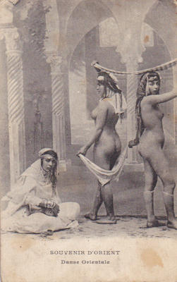 CPANU24101510 - Philatelie - Cartophilie - Carte Postale anciennes jeunes danseuses orientales nues - Cartes postales anciennes de collection