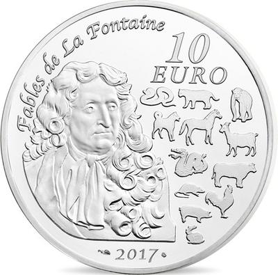 Coq 10 € - Philatelie - pièce Monnaie de Paris - calendrier chinois - année du Coq