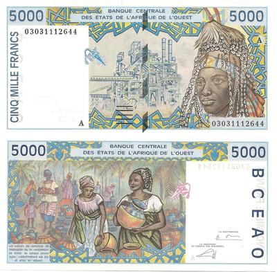Côte d'Ivoire - Pick 113Am - Billet de collection de la Banque centrale des Etats de l'Afrique de l'Ouest - Billetophilie.jpeg