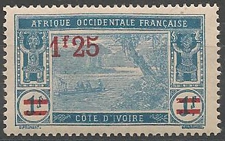COTI76 - Philatélie - Timbre de Côte d'Ivoire N° Yvert et Tellier 76 - Timbres de colonies françaises - Timbres de collection