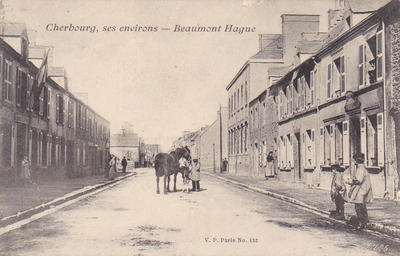 CPA50BEA25101715 - Philatelie - Carte postale ancienne de Beaumont Hague - Cartes postales anciennes de collection