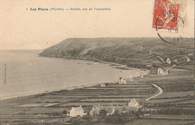 CPA50SCI471325 - Philatélie - Carte postale Les Pieux Sciotot cap de flamanville - Cartophilie - Cartes postales de collection