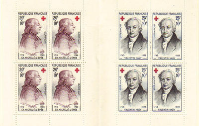 CR 1959-2 - Philatelie - carnet Croix Rouge de France
