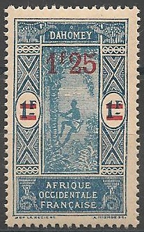 DAH80 - Philatélie - Timbre du Dahomey N° Yvert et Tellier 80 - Timbres des colonies françaises - Timbres de collection