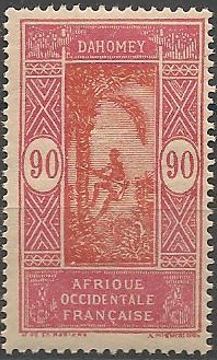 DAH90 - Philatélie - Timbre du Dahomey N° Yvert et Tellier 90 - Timbres des colonies françaises - Timbres de collection