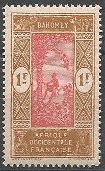 DAH91 - Philatélie - Timbre du Dahomey N° Yvert et Tellier 91 - Timbres des colonies françaises - Timbres de collection