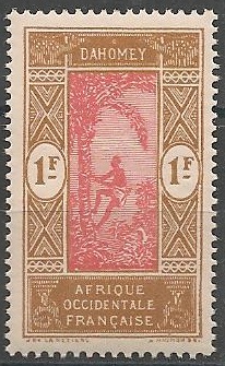 DAH91 - Philatélie - Timbre du Dahomey N° Yvert et Tellier 91 - Timbres des colonies françaises - Timbres de collection