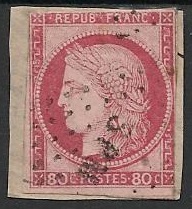 EG21ObliSPM - Philatélie - Timbre émission générale N° Yvert et Tellier 21 oblitération SPM - Timbres de colonies françaises
