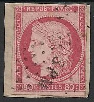 EG21ObliSPM - Philatélie - Timbre émission générale N° Yvert et Tellier 21 oblitération SPM - Timbres de colonies françaises