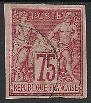 EG28obli - Philatélie - Timbre émission générale N° Yvert et Tellier 28 - Timbres de colonies françaises