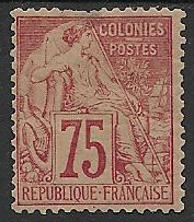 EG58char - Philatélie - Timbre émission générale N° Yvert et Tellier 58 - Timbres de colonies françaises