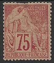 EG58char - Philatélie - Timbre émission générale N° Yvert et Tellier 58 - Timbres de colonies françaises