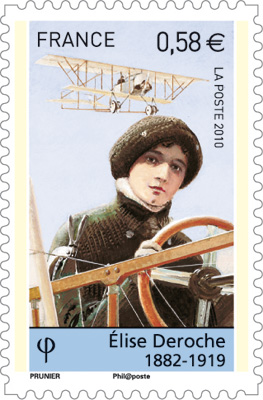 Elise DEROCHE - Philatélie 50 - timbre de France adhésif - timbre de collection