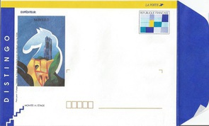 EP2005-E- SAINT LO - philatelie-entiers postaux-enveloppe distingo-timbres-de-france