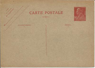 EP243-CP1- Philatélie - Entiers Postaux - timbres de France