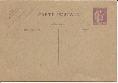 EP281-CPRP1- Philatélie - Entiers Postaux - timbres de France