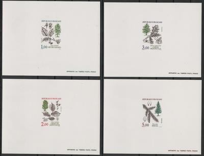 EP.LUXE2384-2387 - Philatélie - Epreuves de luxe des timbres de France N° 2384 à 2387 du catalogue Yvert et Tellier - Epreuves de luxe de collection