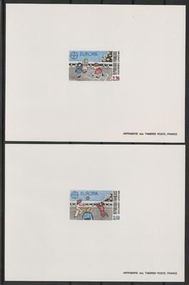 EP.LUXE2584-2585 - Philatélie - Epreuves de luxe des timbres de France N° 2584 à 2585 du catalogue Yvert et Tellier - Epreuves de luxe de collection