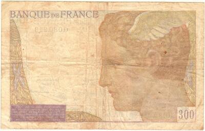 F29/03/80219, Philatélie 50, billet de banque de France de 300 Francs