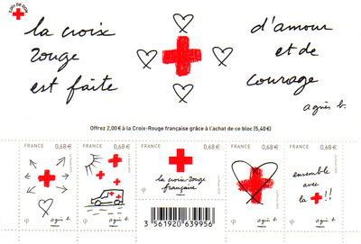 F5001 - Philatelie - mini feuille de timbres de France de collection
