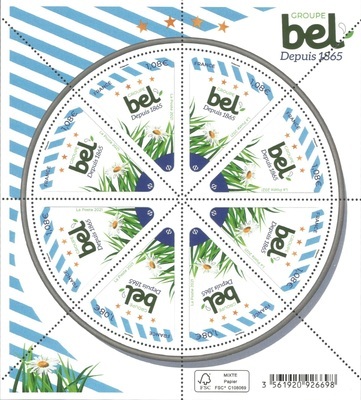 F5484 - Philatelie 50 - feuillet de timbres de France N° F5484 de 2021, Groupe Bel
