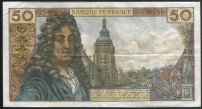 F64/50F qualité courante-1 - Philatélie 50 - Billet 50 Francs Racine qualité courante
