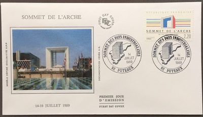FDC-2600 - Philatélie - Enveloppe 1er jour Sommet de l’Arche - Timbres de France