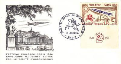 FDC PHILATEC 1964 - Philatelie - enveloppe premier jour PHILATEC 1964