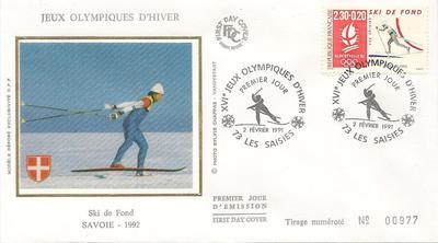 Philatélie - FDC sports - Timbres de collection