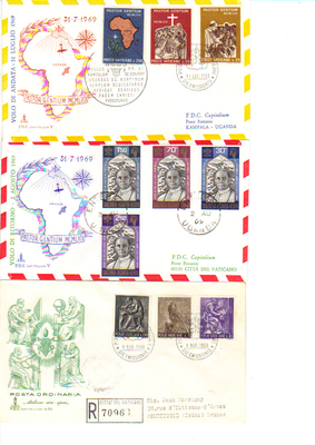 FDC Vatican 1 - Philatelie - enveloppes 1er jour du Vatican - timbres de collection du Vatican
