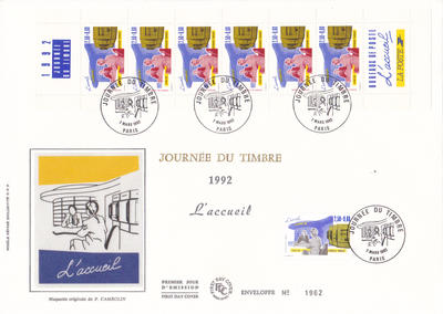 FDC.GdFormat.BC2744A - Philatélie - enveloppe premier jour de France avec carnet N° BC2744A du catalogue Yvert et Telier