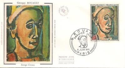 FDCRF1673 - Philatélie - Enveloppe 1er jour de France oeuvre de Rouault - Enveloppes 1er jour de collection