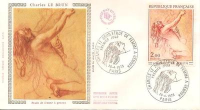 FDCRF1742 - Philatélie - Enveloppe 1er jour de France oeuvre de Le Brun - Enveloppes 1er jour de collection