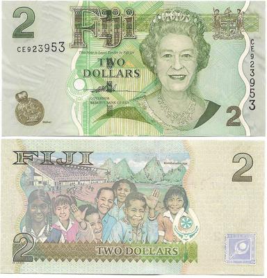Fidji - Pick 109 - Billet de collection de la banque centrale de Fidji - Billetophilie