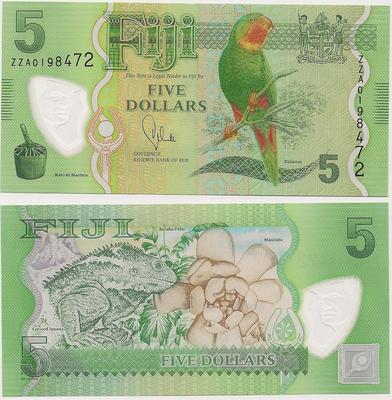 Fidji - Pick 115r - Billet de collection de la banque centrale de Fidji - Billetophilie
