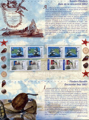 Emission commune - timbres de France et d'Australie - Philatélie 50 - 2002 - 2