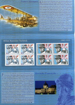 Emission commune - timbres de France et de Slovaquie - Philatélie 50 - 2003 - 2