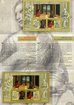 Emission commune - timbres de France et du Vatican - Philatélie 50 - 2005 - 2