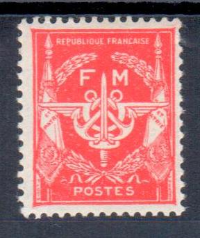 FM 12 - Philatelie - timbre de Franchise Militaire de collection