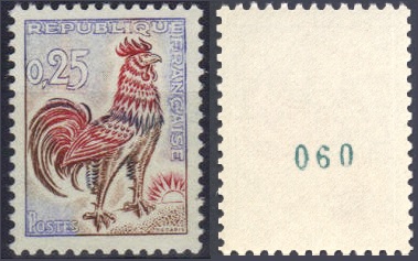 FR1331c - Philatélie - Timbre de France N° 1331c du catalogue Yvert et Tellier numéro rouge - Timbres de collection